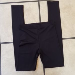 Leggings TIGHTS Size XS silky shiny BLACK Spandex Stretch